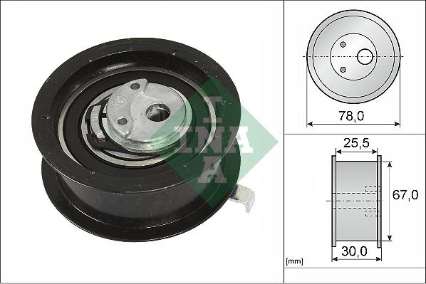 INA 531 0251 30 - Tensioner Pulley, timing belt onlydrive.pro