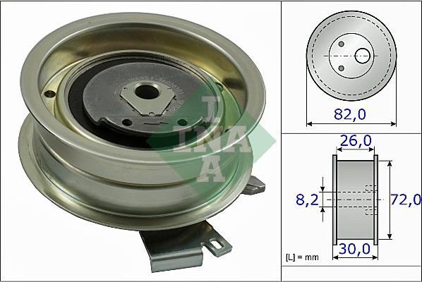 INA 531 0203 20 - Tensioner Pulley, timing belt onlydrive.pro