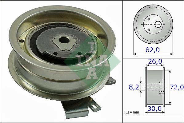 INA 531 0203 20 - Натяжной ролик, зубчатый ремень ГРМ onlydrive.pro