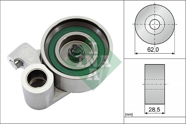 INA 531 0215 20 - Tensioner Pulley, timing belt onlydrive.pro