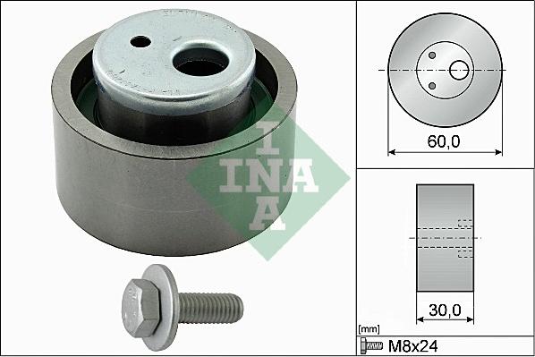 INA 531 0780 10 - Натяжной ролик, зубчатый ремень ГРМ onlydrive.pro