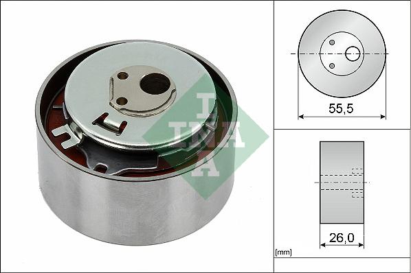 INA 531 0778 10 - Tensioner Pulley, timing belt onlydrive.pro