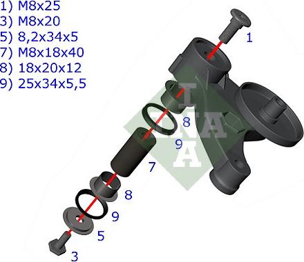 INA 533 0117 10 - Remondikomplekt,rihmapinguti-soonrihm onlydrive.pro