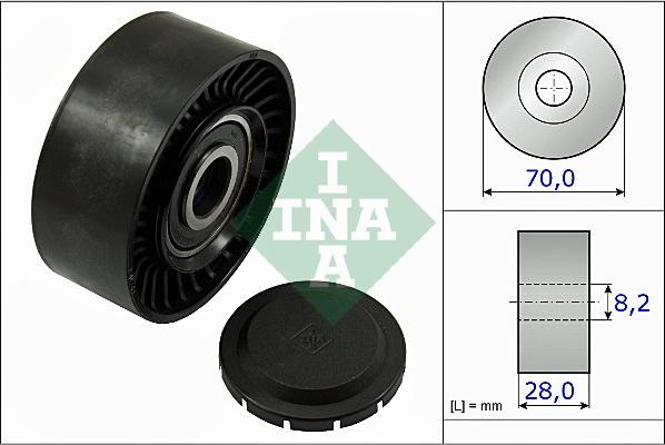 INA 532 0468 10 - Pulley, v-ribbed belt onlydrive.pro