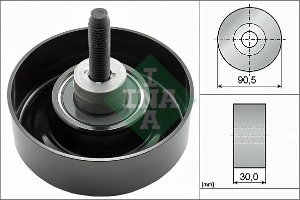 INA 532 0405 30 - Pulley, v-ribbed belt onlydrive.pro