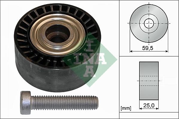 INA 532 0433 10 - Ohjainrulla, moniurahihna onlydrive.pro