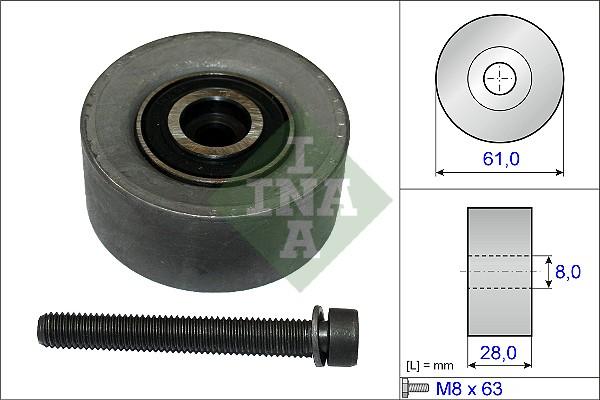 INA 532 0472 10 - Kreipiantysis skriemulys, paskirstymo diržas onlydrive.pro