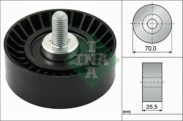 INA 532 0545 10 - Pulley, v-ribbed belt onlydrive.pro