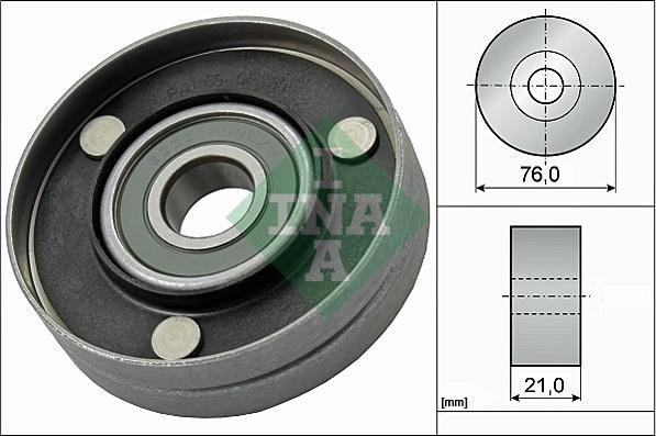 INA 532 0567 10 - Pulley, v-ribbed belt onlydrive.pro