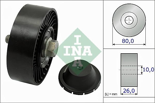 INA 532 0512 10 - Pulley, v-ribbed belt onlydrive.pro