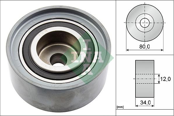 INA 532 0527 10 - Deflection / Guide Pulley, timing belt onlydrive.pro