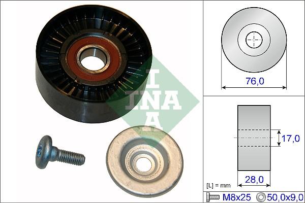 INA 532 0648 10 - Pulley, v-ribbed belt onlydrive.pro