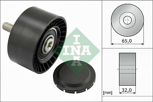 INA 532 0660 10 - Kreipiantysis skriemulys, V formos rumbuotas diržas onlydrive.pro