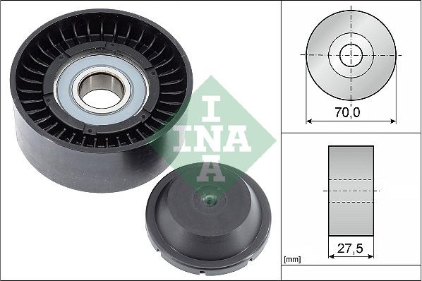 INA 532 0610 10 - Pulley, v-ribbed belt onlydrive.pro