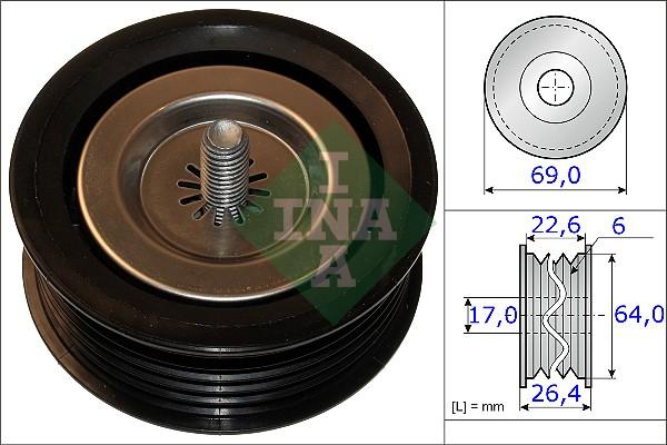 INA 532 0671 10 - Ohjainrulla, moniurahihna onlydrive.pro