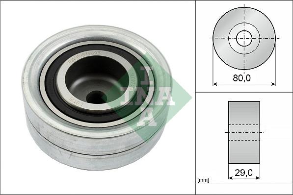 INA 532 0111 10 - Deflection / Guide Pulley, timing belt onlydrive.pro