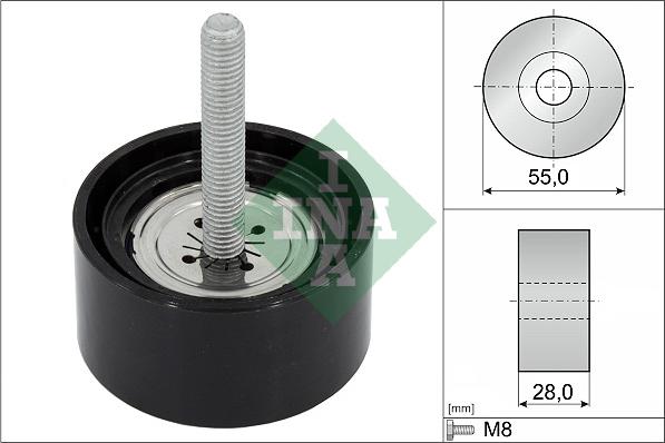 INA 532 0869 10 - Pulley, v-ribbed belt onlydrive.pro