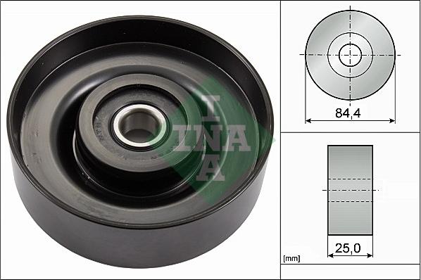 INA 532 0827 10 - Kreipiantysis skriemulys, V formos rumbuotas diržas onlydrive.pro