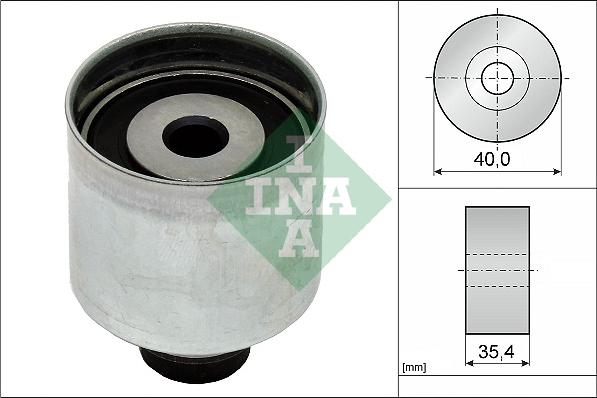INA 532 0349 10 - Deflection / Guide Pulley, timing belt onlydrive.pro