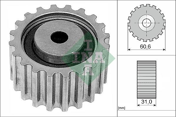 INA 532 0220 10 - Deflection / Guide Pulley, timing belt onlydrive.pro