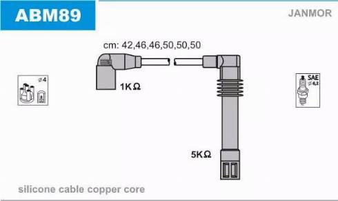 Janmor ABM89 - Ignition Cable Kit onlydrive.pro