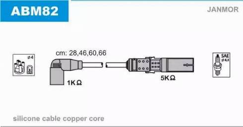 Janmor ABM82 - Süütesüsteemikomplekt onlydrive.pro