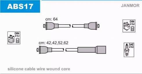 Janmor ABS17 - Ignition Cable Kit onlydrive.pro