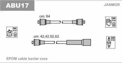 Janmor ABU17 - Ignition Cable Kit onlydrive.pro