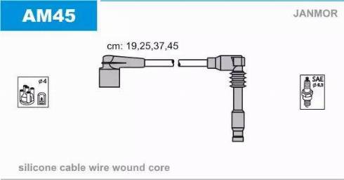 Janmor AM45 - Ignition Cable Kit onlydrive.pro