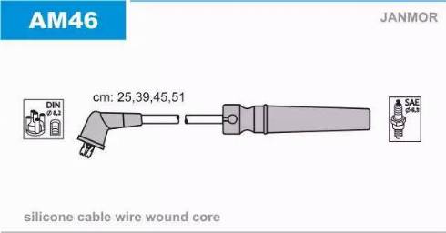 Janmor AM46 - Ignition Cable Kit onlydrive.pro