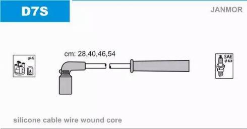 Janmor D7S - Ignition Cable Kit onlydrive.pro