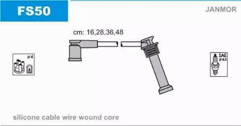 Janmor FS50 - Ignition Cable Kit onlydrive.pro