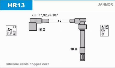 Janmor HR13 - Süütesüsteemikomplekt onlydrive.pro