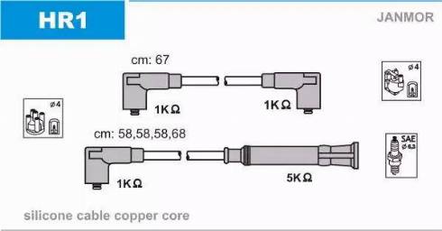 Janmor HR1 - Ignition Cable Kit onlydrive.pro