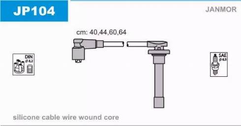 Janmor JP104 - Ignition Cable Kit onlydrive.pro