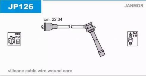 Janmor JP126 - Ignition Cable Kit onlydrive.pro