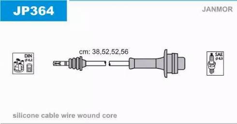 Janmor JP364 - Ignition Cable Kit onlydrive.pro