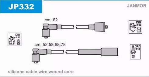 Janmor JP332 - Ignition Cable Kit onlydrive.pro