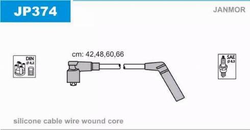 Janmor JP374 - Ignition Cable Kit onlydrive.pro