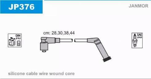 Janmor JP376 - Ignition Cable Kit onlydrive.pro