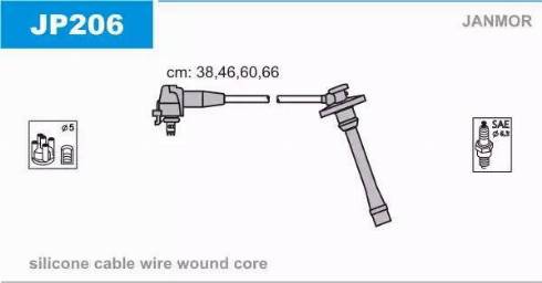 Janmor JP206 - Ignition Cable Kit onlydrive.pro