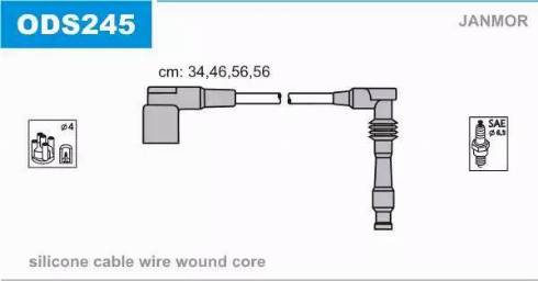 Janmor ODS245 - Ignition Cable Kit onlydrive.pro