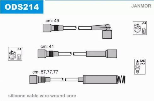 Janmor ODS214 - Ignition Cable Kit onlydrive.pro