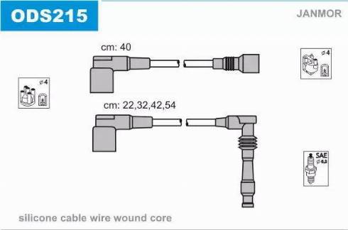 Janmor ODS215 - Ignition Cable Kit onlydrive.pro