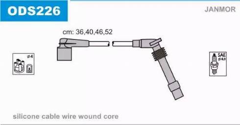 Janmor ODS226 - Ignition Cable Kit onlydrive.pro