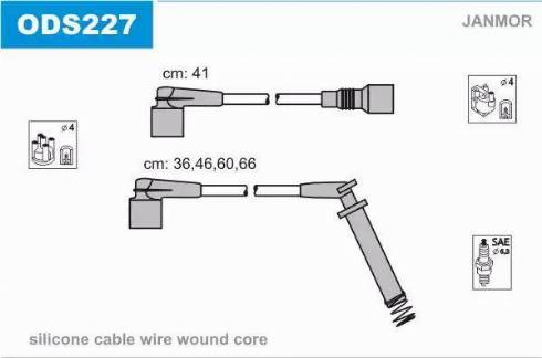 Janmor ODS227 - Ignition Cable Kit onlydrive.pro