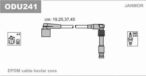 Janmor ODU241 - Ignition Cable Kit onlydrive.pro