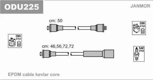 Janmor ODU225 - Ignition Cable Kit onlydrive.pro