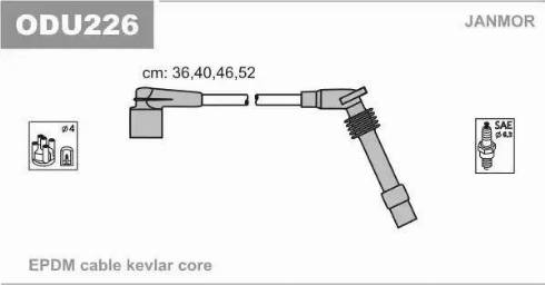 Janmor ODU226 - Ignition Cable Kit onlydrive.pro