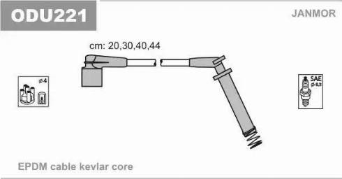 Janmor ODU221 - Ignition Cable Kit onlydrive.pro